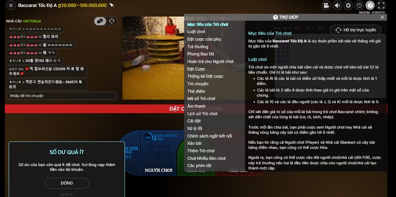 cách chơi baccarat online
