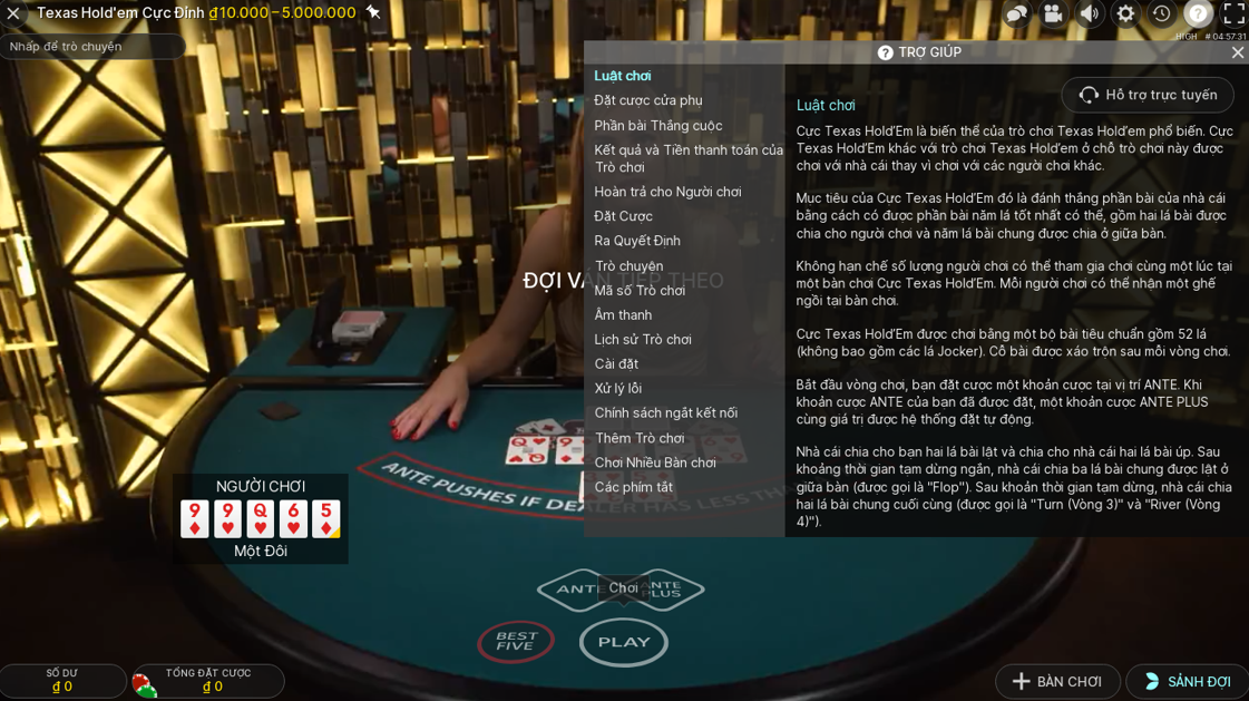 cách chơi game pocker online