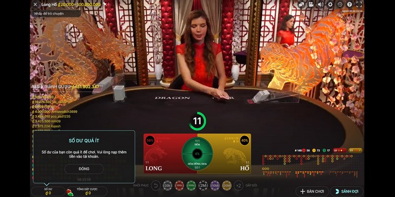 bài Long Hổ cổng game iwin club