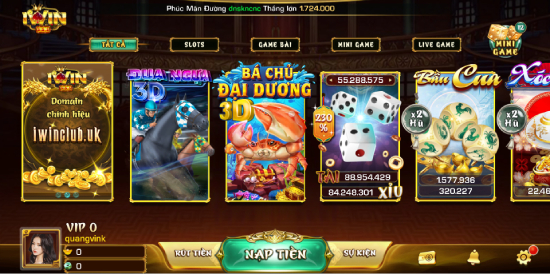 Rút tiền Iwin
