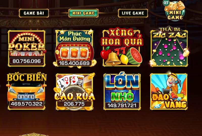 Có bao nhiêu người chơi tại sảnh mini game iwin club? 